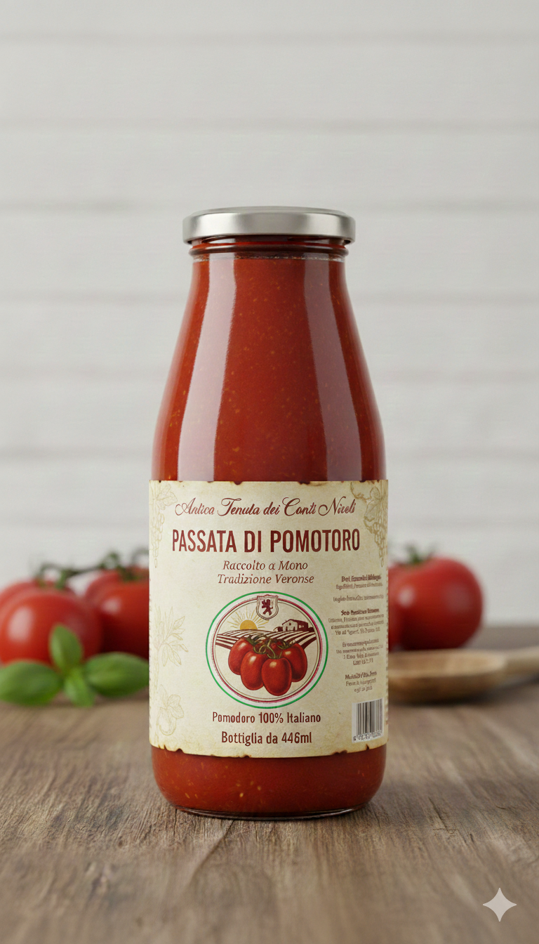 Passata di Pomodoro Artigianale Tradizione Veronese Conti Nicoli 446ml